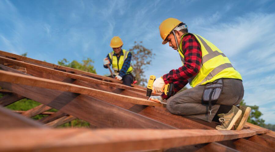 Professional metal roof installation in Moran, MI